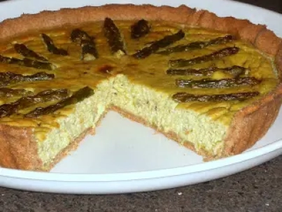 Tarta de Espárragos y Ricota Low Carb