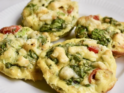 Mini omelettes crocantes en AirFryer