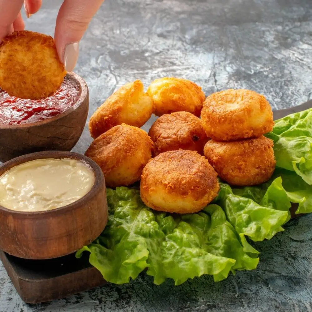 Nuggets caseros de pescado y queso