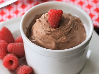 Mousse de chocolate keto