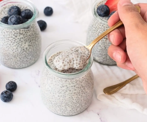 Pudding de chía vainilla y coco
