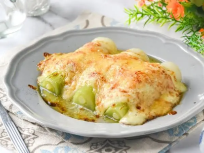 puerros-gratinados